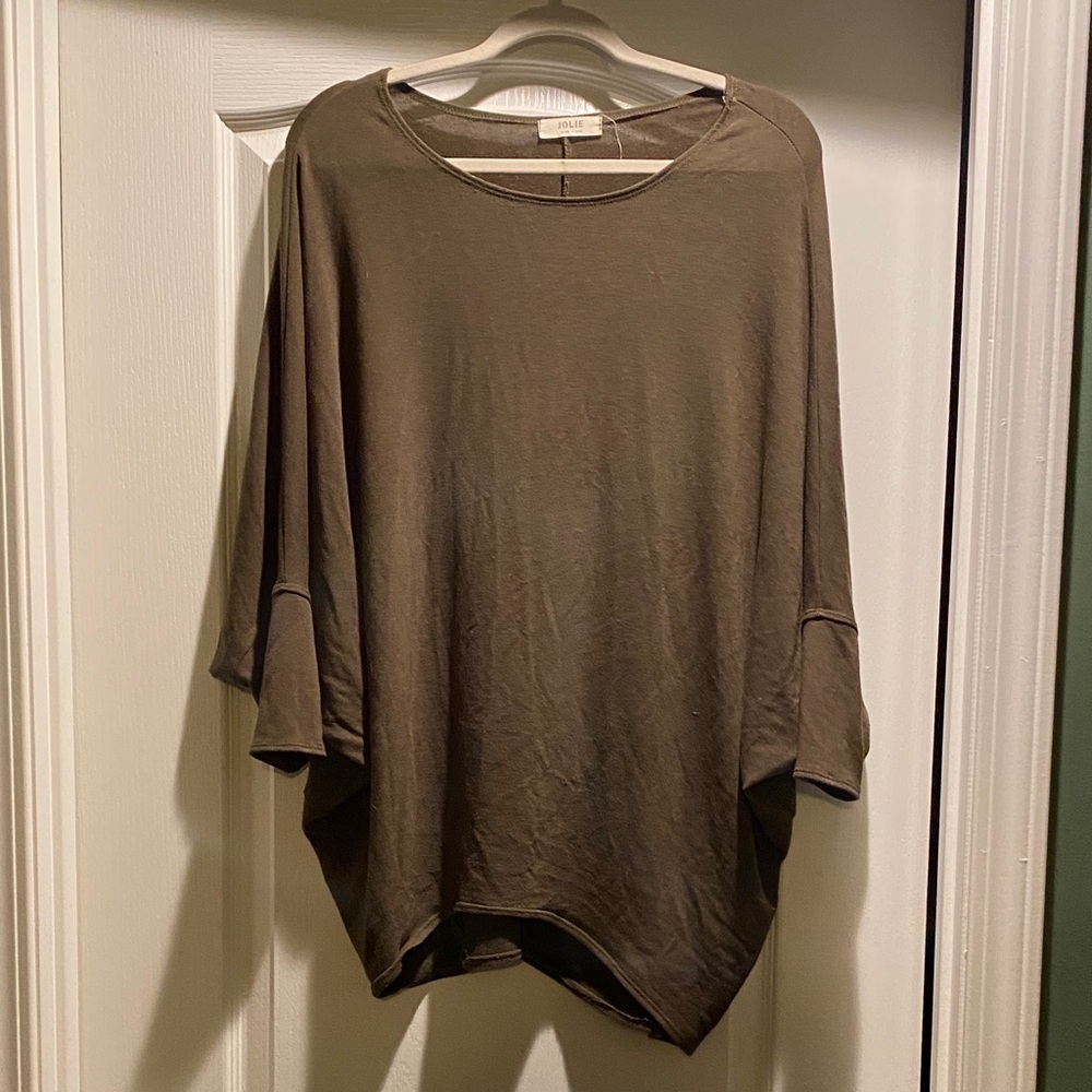 Jolie Olive Women's Tunic Top